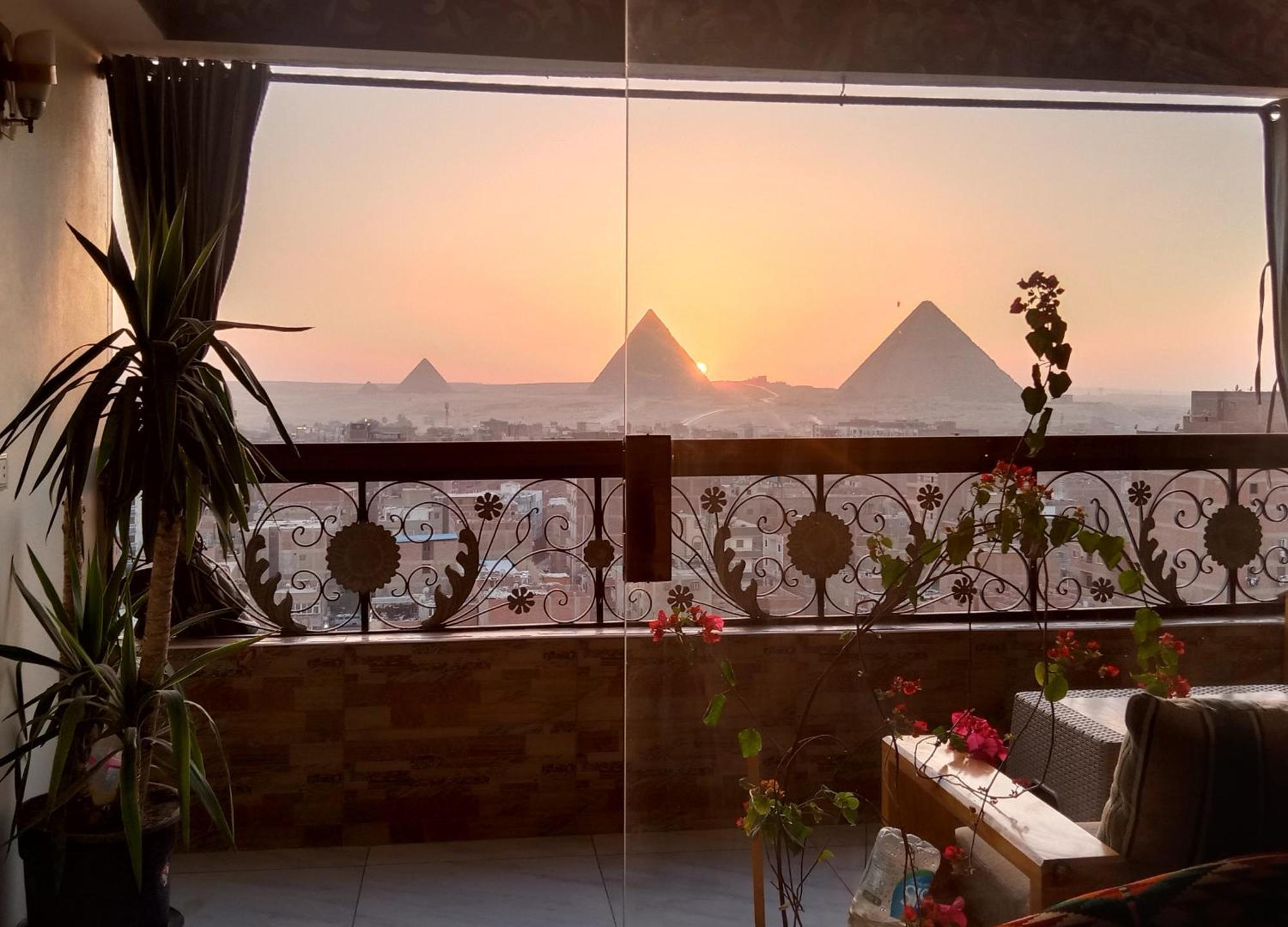 Giza Pyramids View Guest House Kafret el-Gabal Exterior foto