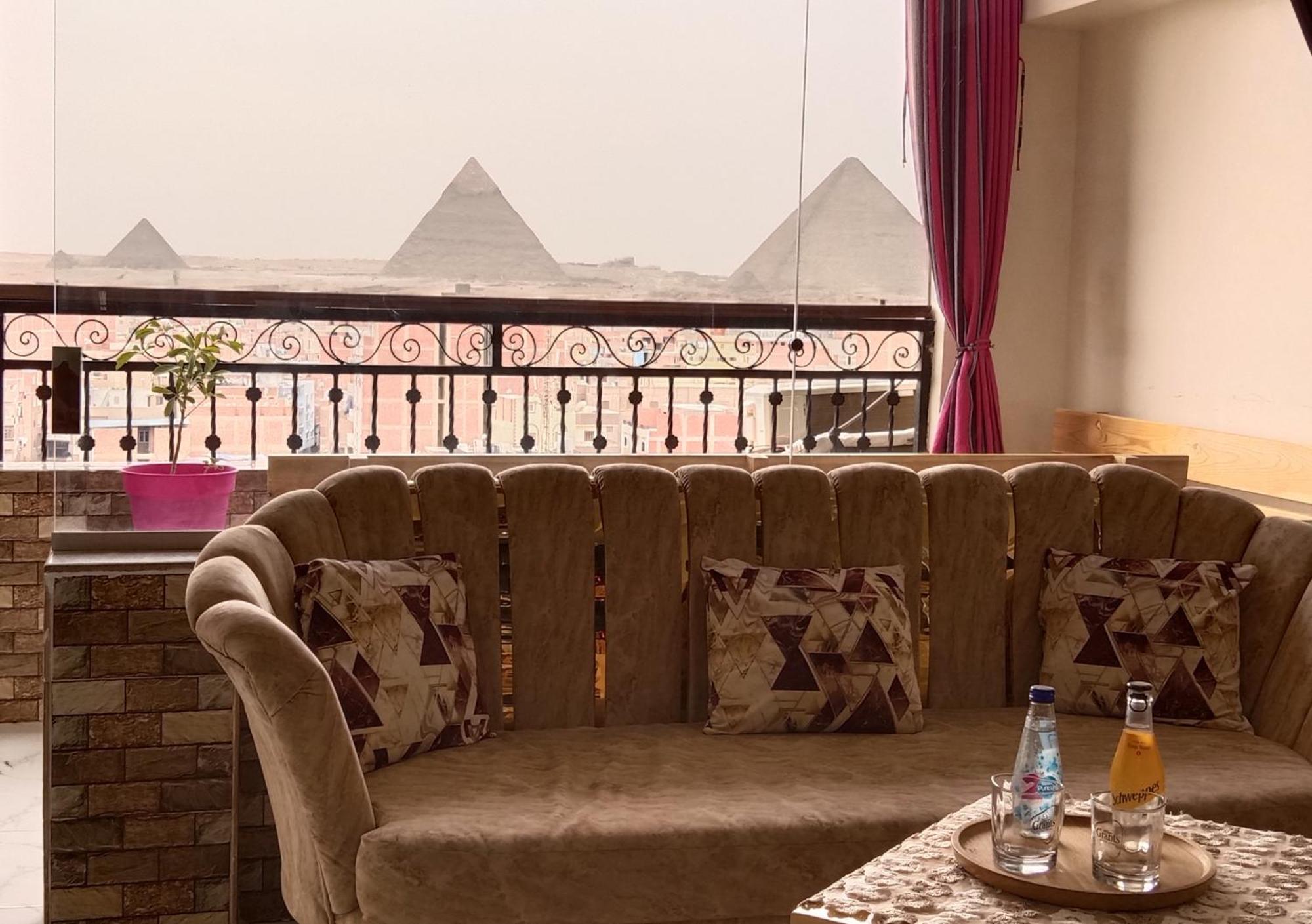 Giza Pyramids View Guest House Kafret el-Gabal Exterior foto