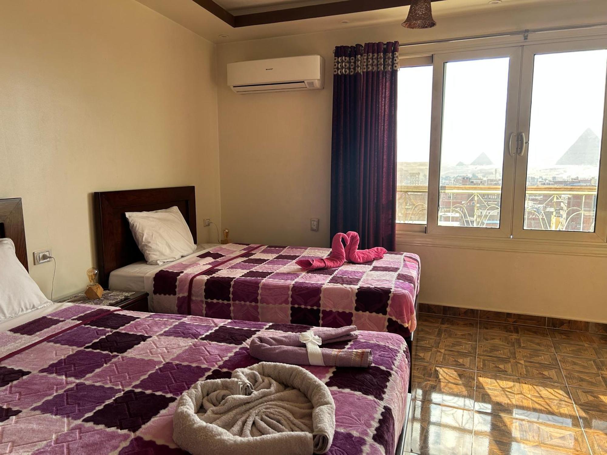 Giza Pyramids View Guest House Kafret el-Gabal Exterior foto