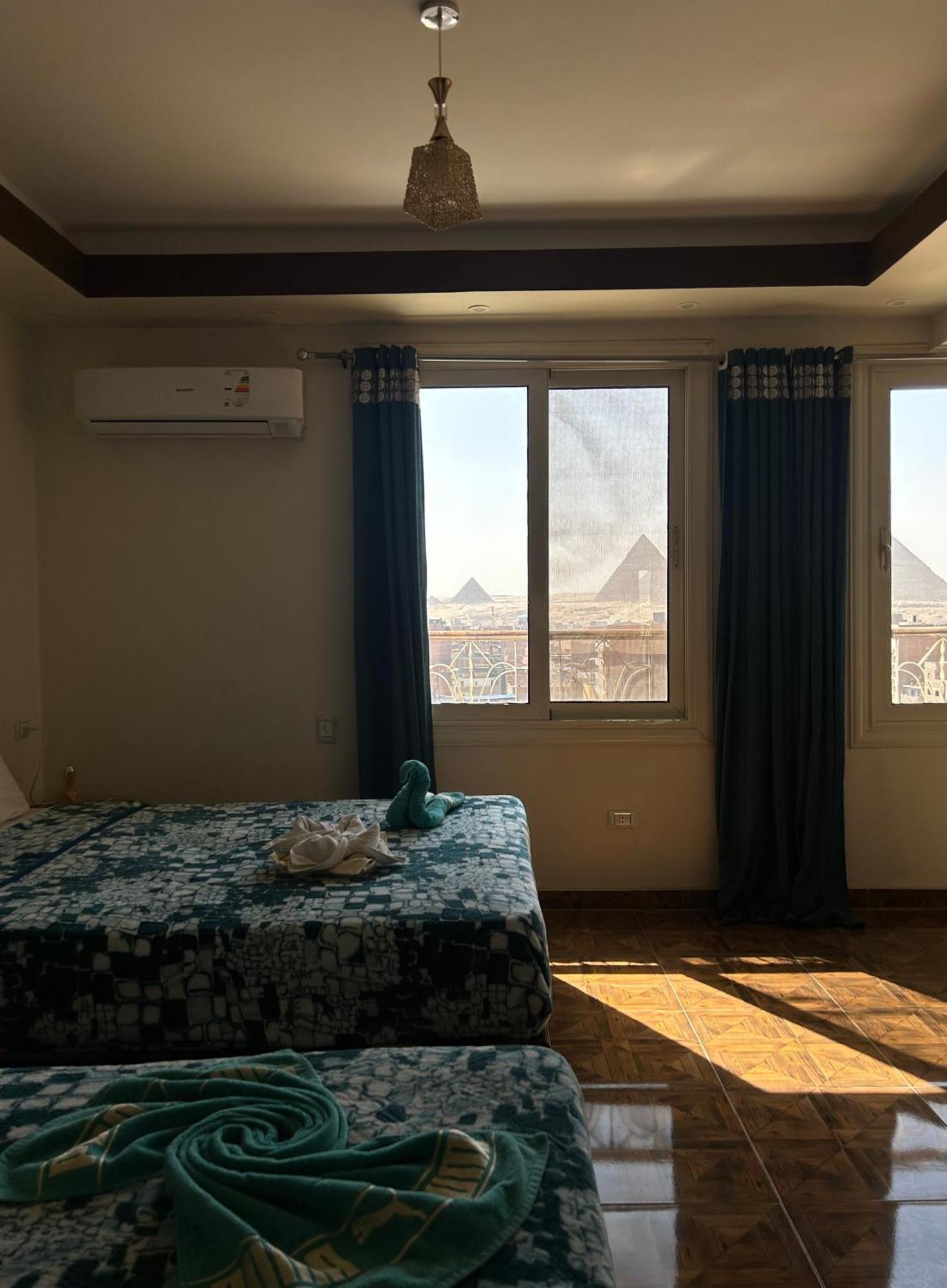 Giza Pyramids View Guest House Kafret el-Gabal Exterior foto